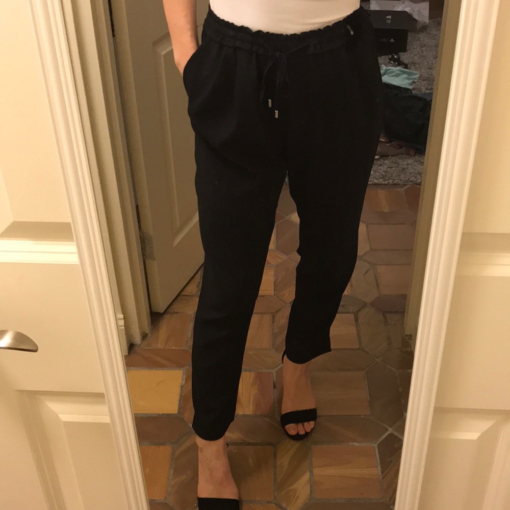Zara Black Summer Trousers